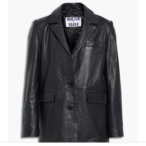 Walter Baker Kiki lamb skin blazer